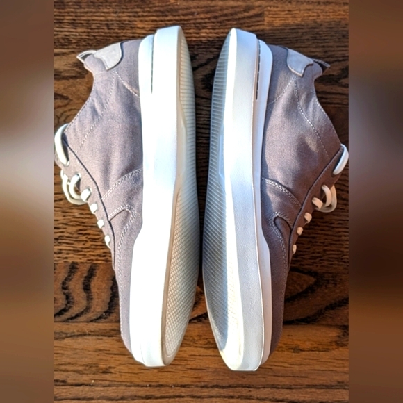 Cole Haan Grand Pro 360 OS Canvas Court Deck Shoes Gray/White Mens 13 - Picture 4 of 7